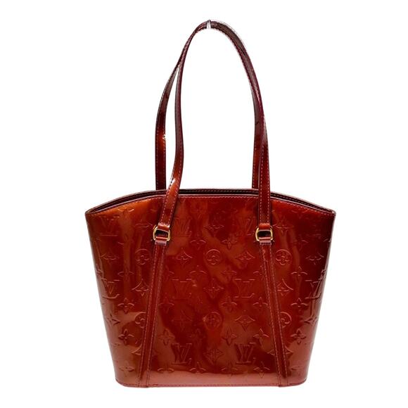 Louis Vuitton Monogram Vernis Avalon MM Tote Bag in Amarante - Picture 1 of 9